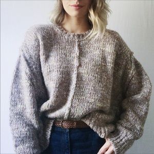 John + Jenn multicolored chunky sweater